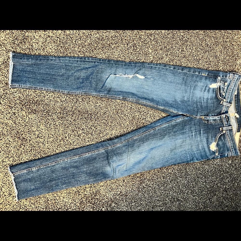 Rag & Bone skinny ripped jeans